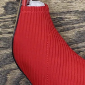 NWT Katy Perry Womens Vintage Fabric Block Heels 1673d5573cc929 Red 6.5M thumbnail 7