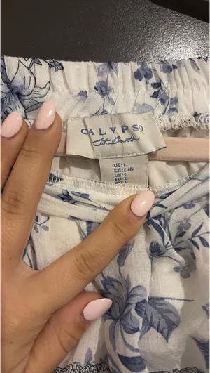 Calypso St. Barth Floral Maxi Skirt thumbnail 2