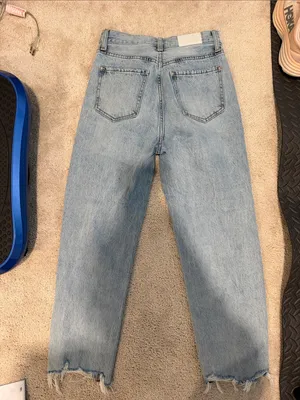 pistola Vintage Light Blue High-Rise Straight Jeans thumbnail 4