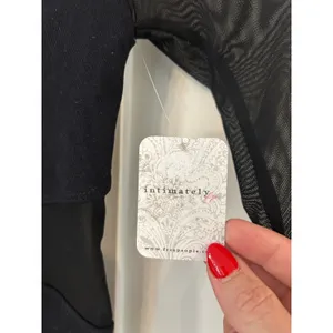 NEW NWT Free People Intimately All An Illusion Bodysuit XS/SM Black MSRP $58 thumbnail 3