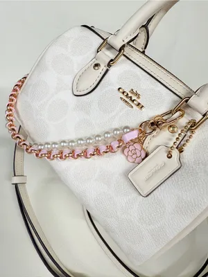 coach Mini Rowan Crossbody in signature canvas cw329 thumbnail 3