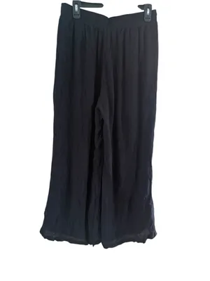 Women's Lulus Wide Leg Pants Black Size XL thumbnail 11