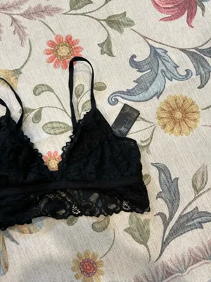 H&M black lace bralette thumbnail 2