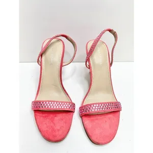Marc Fisher Sandals Womens Size 7 Betila‎ Slingback Heels Rhinestone Accents thumbnail 3