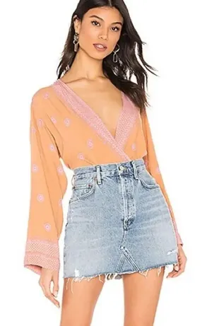 ✨HP✨On Board Bodysuit in Brown Free People✨ thumbnail 1