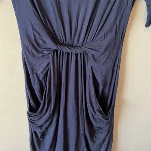 Anthropologie Meadow rue small navy dress with pockets‎ thumbnail 2