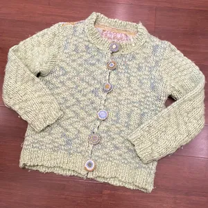 Free People Green Blue cardigan Sweater thumbnail 1