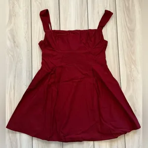 Princess Polly Xanthus Mini Dress Red Size 12 NWT IN PACKAGE thumbnail 4