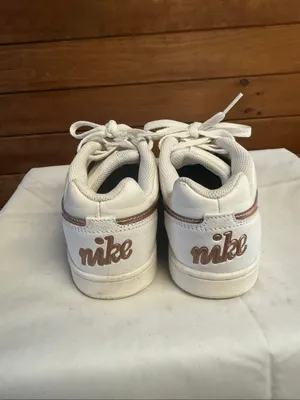 Nike Women's Ebernon Low White/Bronze Sz 5.5 BV1156-100 thumbnail 3