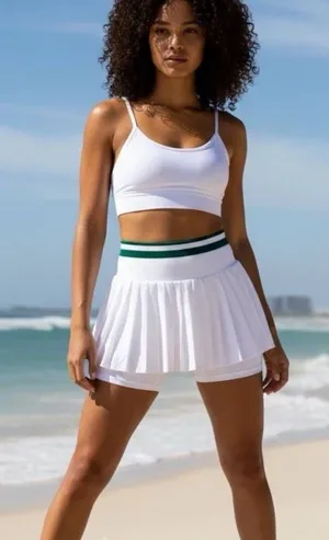 Free People Movement pleated skirt thumbnail 1