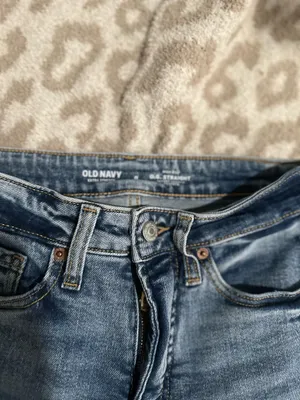 Old Navy High-Rise OG Straight Jeans thumbnail 5