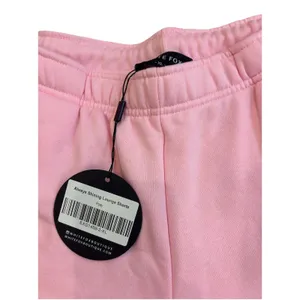 White Fox Boutique Always Shining Lounge Sweat Shorts Rhinestone Posh Pink XL thumbnail 6