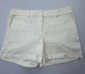 Ann Taylor LOFT White Lace Shorts Size 6 thumbnail 1