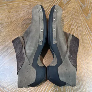 Merrell‎ Drizzle Leather Suede Mules Clogs Slip On Brown Size 10 thumbnail 8