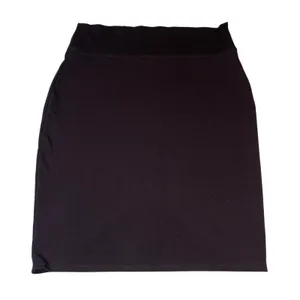 Hybrid & Company Pencil Skirt Bodycon Large Black Back Vent Minimalist Office thumbnail 1