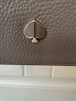 kate spade taupe pebbled leather shoulder bag thumbnail 4
