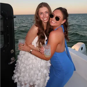 selfie leslie blue maxi  thumbnail 4