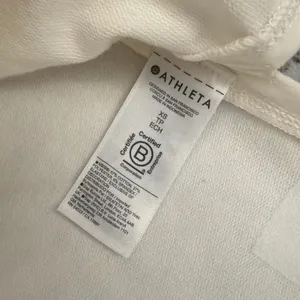 Athleta Retroterry V-Neck Cream White Sweatshirt Vest Tank Top Size XS thumbnail 4