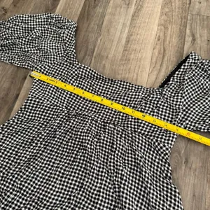 PacSun Kendall & Kylie Gingham Puff Sleeve Babydoll Mini Dress Size Small thumbnail 3