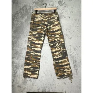 Vintage Y2k Miss Me Camouflage Cargo Pocket Drawstring Ankle Utility Pants Large thumbnail 3