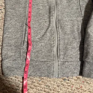 FIGS Essential Full-Zip Hoodie Jacket Heather Gray- Size XS thumbnail 6