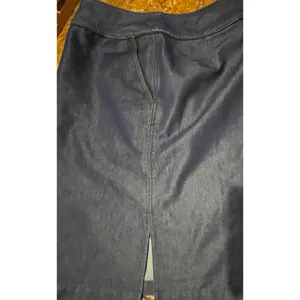 Vintage‎ Levis Red Tab Denim Skirt Dark Wash Y2K Pencil Skirt 10 MS 95729-2417 thumbnail 14