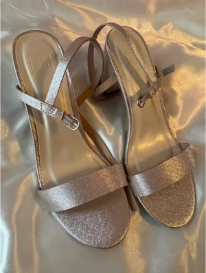 Rose Gold Heels Size 7 thumbnail 1