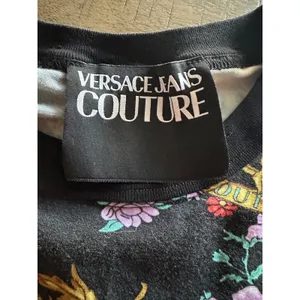 Versace Jeans Couture Sunflower Baroque Floral T-Shirt Dress -‎ Tailored Mini thumbnail 3