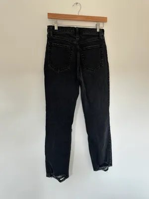 Abercrombie Ultra High Rise Ankle Straight Jean thumbnail 9