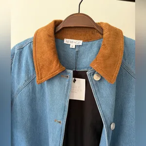 Oversized denim Shacket thumbnail 5