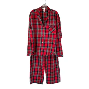 Victoria’s Secret Dream Plaid Pajama Pant Set Red thumbnail 2