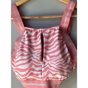 NWT Sanctuary Pink Zebra Animal Print Bikini thumbnail 5