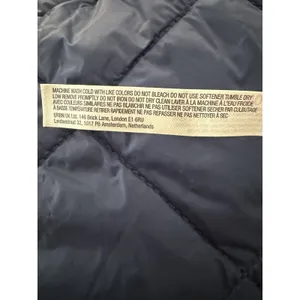 Free People Movement‎ Off The Bleachers Coaches Jacket Navy Blue Women's Small thumbnail 13