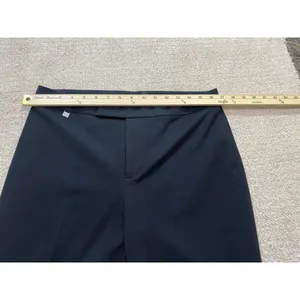 Lauren Ralph Lauren Black Flat Front Straight Dress Pants Size 8 Classic Stretch thumbnail 10
