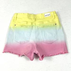 Judy Blue Ombre Denim Cutoff Festival Shorts Womens S Y2K Coastal Beach Vacation thumbnail 7