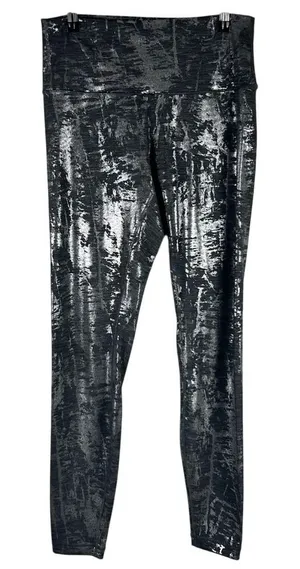 Lululemon Wunder Under Hi-Rise Tight Crinkle Heather Brindle High Shine Foil 28" thumbnail 1