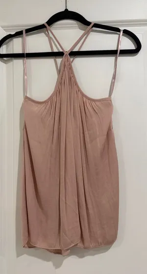 Naked Zebra Dusty Rose Strappy Camisole thumbnail 1