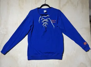 Victoria's Secret PINK Florida Gators Sweatshirt Women's Small Lace Up Blue thumbnail 1