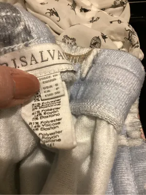 P.J. Salvage Light Blue Girls' Pajama Set with French Bulldog Motif thumbnail 4