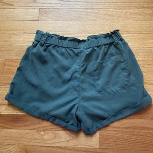Aerie Lyocell Army Green Pull On Shorts‎ 3.5 Inch Inseam thumbnail 5