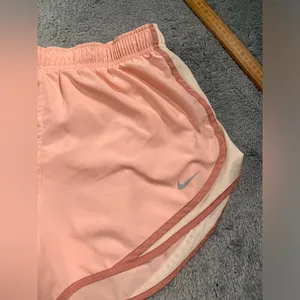 Nike Women's Pink Athletic Shorts dri-fit large thumbnail 3