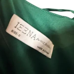 Mac Duggal Emerald Green Long One Shoulder Satin Formal Prom Gown Size 0 thumbnail 5
