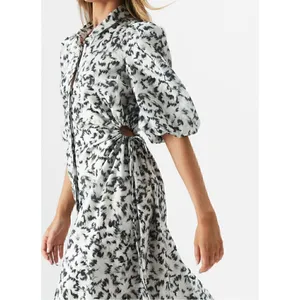 NWT Bardot Abstract Midi Shirt Dress‎ thumbnail 2