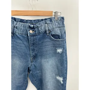 KanCan Jeans Women 31 Blue Distressed Medium Wash Denim‎ 100% Cotton Maurices thumbnail 4