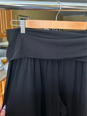 Aerie Real Me Fold Over Wide Leg Leggings thumbnail 3