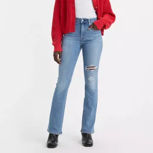 Levi's 725 High Rose Bootcut Jeans‎ in Blue Size 26 thumbnail 9