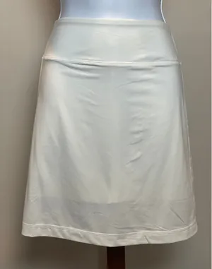 J.Jill A‑Line Knit Skort Size M White Athleisure Activewear thumbnail 1