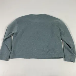 Abercrombie & Fitch Sweatshirt Womens Large‎ Blue Henley Fleece Pullover Cozy thumbnail 11