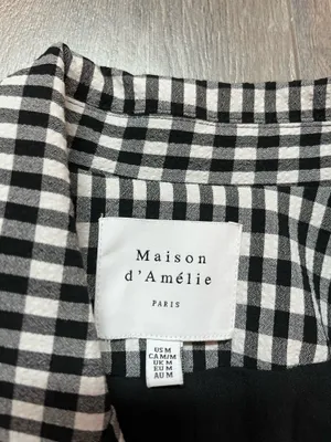 Anthropologie Maison d’Amelie Gingham Blazer thumbnail 3