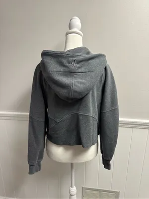 Lululemon Scuba Oversize Half 1/2 Zip Hoodie Sweatshirt Gray Grey XS/S thumbnail 10